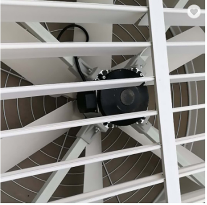370 W FRP Exhaust Ventilation Fan For Poultry Cooling Equipment 620 R/Min Speed
