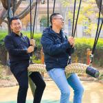 Suspension Children's Playground Rope Bridge Commercial 150mm Polyester Rope