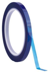 Quality Blue Color PET Cloth Tape Silicone pressure sensitive adhesives B Grade wholesale
