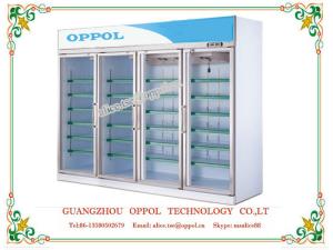 Quality OP-703 Upright Multi Glass Doors Big Capacity Medical Vaccine Storage Refrigerator wholesale