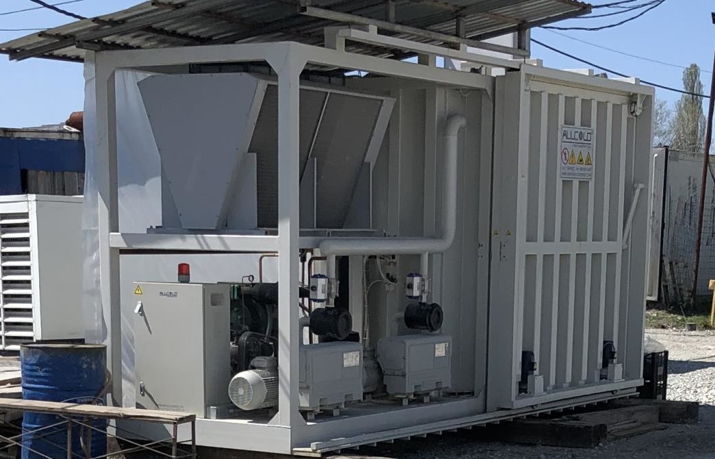 PLC control Compressor Lettuce Vacuum Cooler R404a