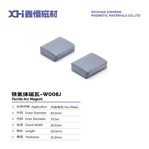 Quality High Temperature Sintered Permanent Magnet Ferrite For Fan Motors W008J wholesale