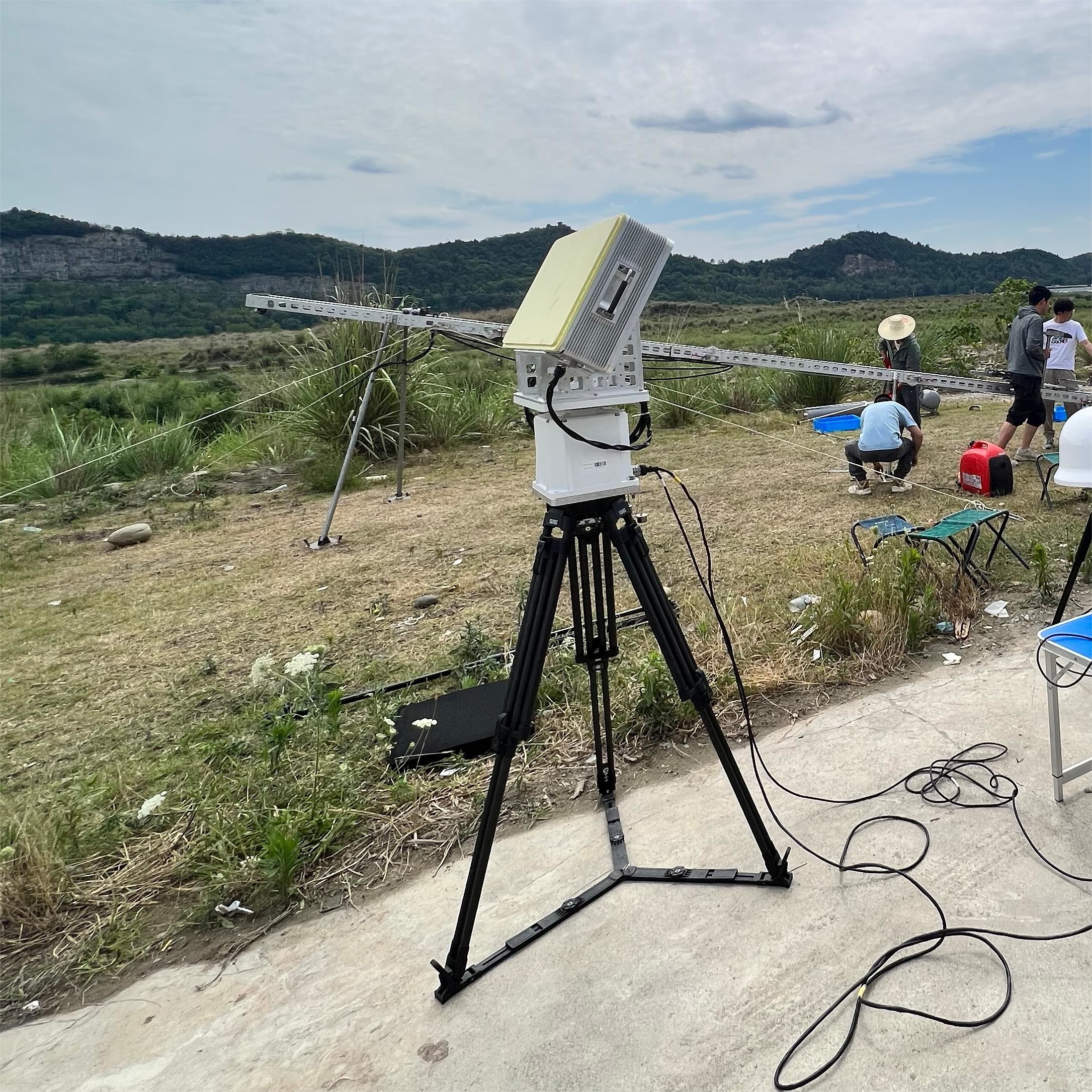 180m Blind Range Low Altitude Radar X Band With 360 Degree Azimuth Coverage