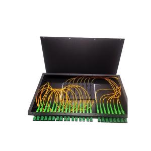 Quality 1U Fiber Optic Odf 1X2 Splitter Rack Mount Patch Panels wholesale
