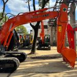 Good Condition ISUZU Engine Used Hitachi Excavator ZX120 High Precision High