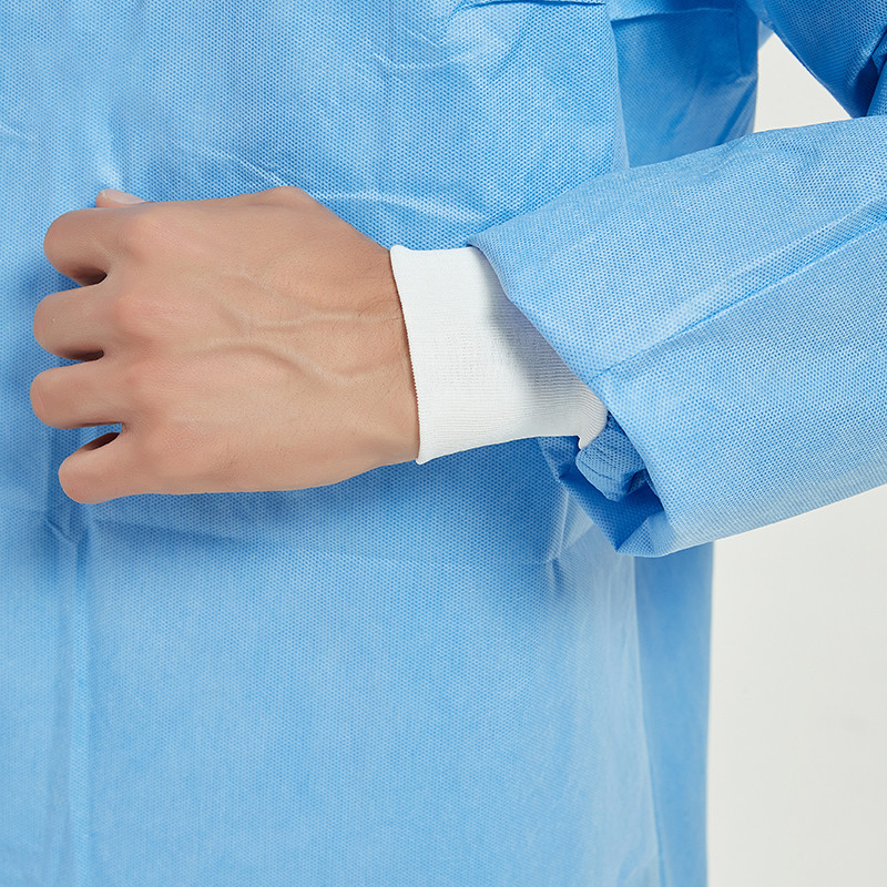 Waterproof antistatic Disposable Surgical Coat 18-60gsm Disposable Ot Gown