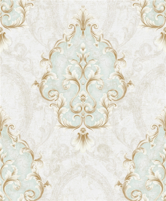 Washable Country Style Wallpaper , Modern Removable Wallpaper Eco - Friendly