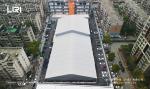Waterproof Outdoor Sport Tents Double PVC Coated Polyester Textile Roof Cover