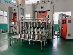 Quality 6 Cavities 380v 50Hz Silver Aluminium Foil Plate Making Machine wholesale