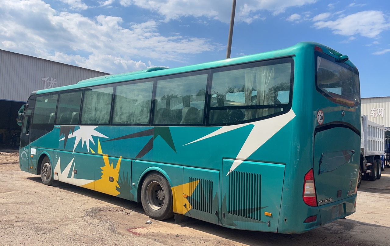 63 Seat Used Coach Tourist Bus 2022 Refurbished Luxury Coach Bus with AC Equipped