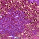 Dustmite Proof Red Base 100g/M2 Floral Jacquard Fabric For Quilting