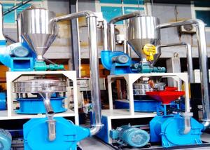 Quality ABS Plastic Powder Making Machine , Automatic Plastic Cutter Grinder 75kw wholesale