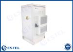 Gray RAL7035 Galvanized Steel Outdoor Telecom Enclosure 850X850X1750mm