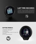 15VDC GPS Compass Car Racing Dashboard Gauge DO912 Touch