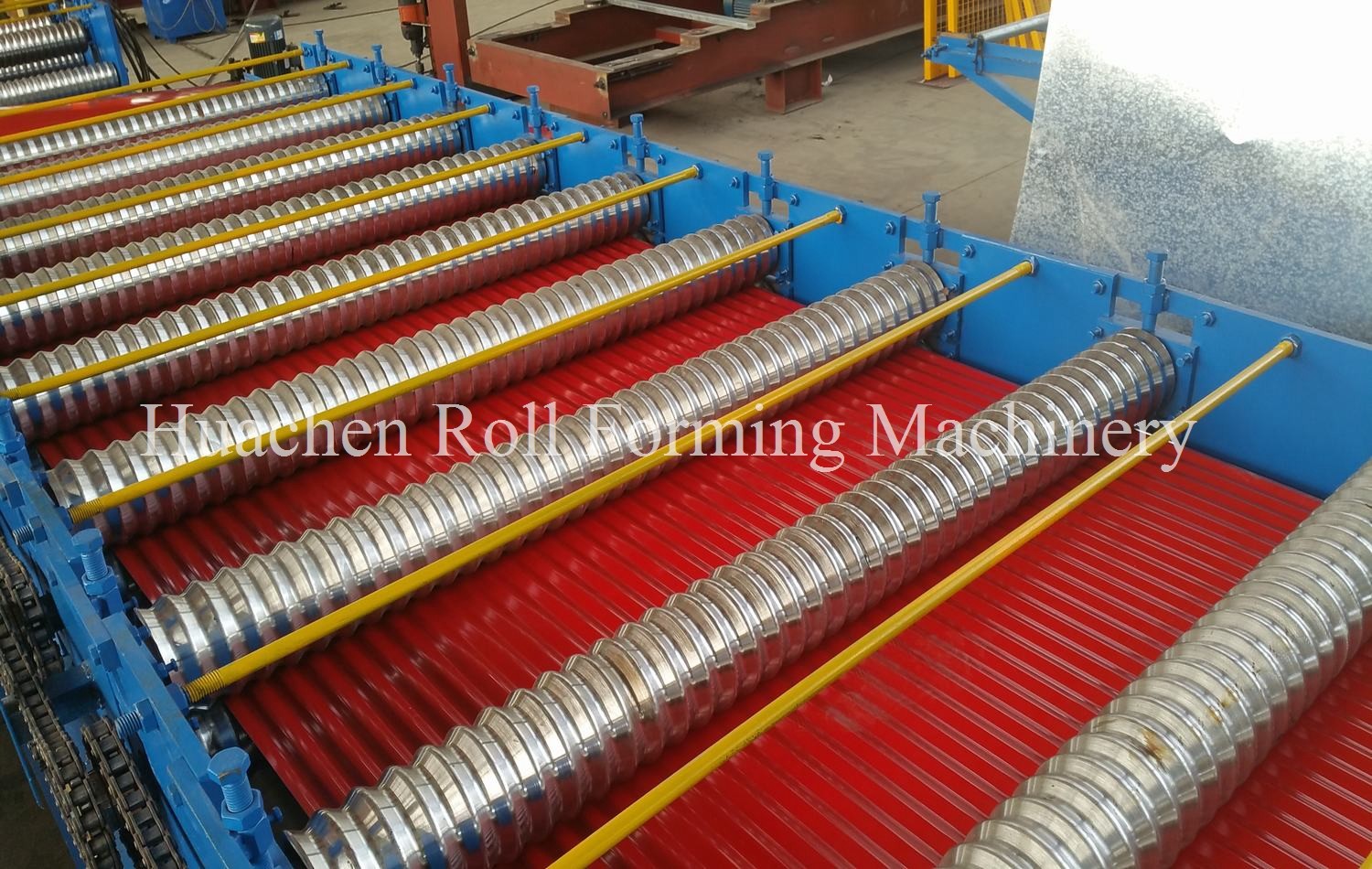 High Speed Double Layer Roll Forming Machine Panasonic PLC Control System