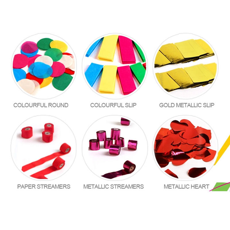 Flame Retardant OEM 60cm Electric Confetti Cannon