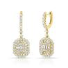 Buy cheap White CZ Earrings 925 Sterling Silver Classic Style For Engagement And Wedding from wholesalers
