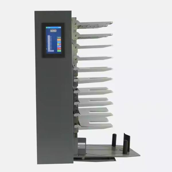 10 12 Stations Automatic Paper Sheet Gathering Machine A3 A4 Paper Sheet