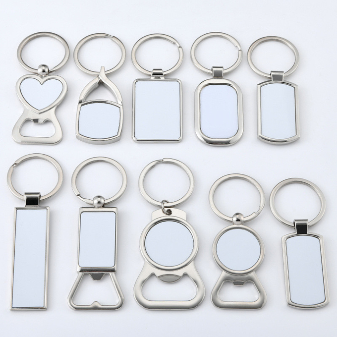 Metal Sublimation Keyring for Sublimation Heat Transfer Printing