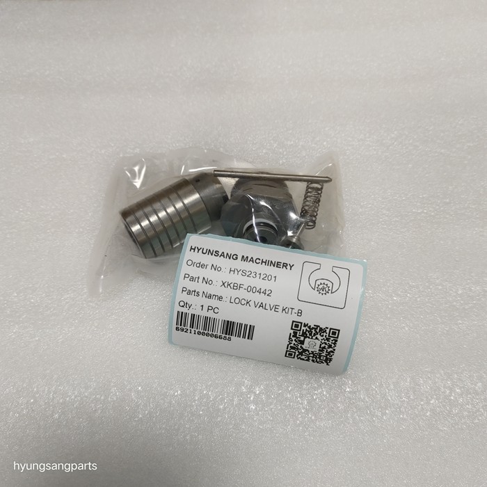 Excavator Lock Valve Kit XKBF-00442 XKBF-00441 For R210LC7A R290LC9