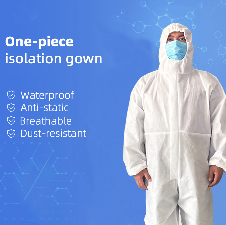 175 180 185mm Medical Protective Clothing / Hospital Isolation Gowns