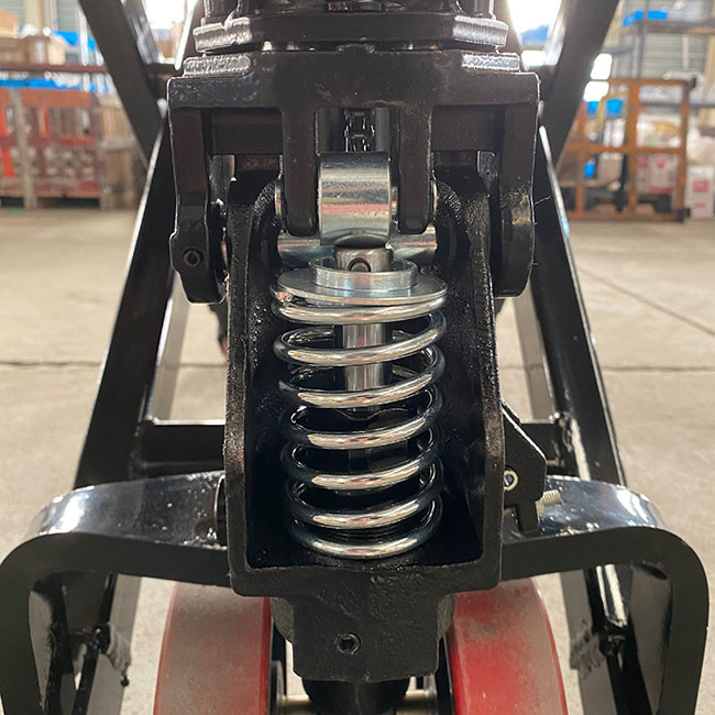Load Capacity 1000kg Pallet Jack Scissor Pallet Truck Lifting Height 800mm