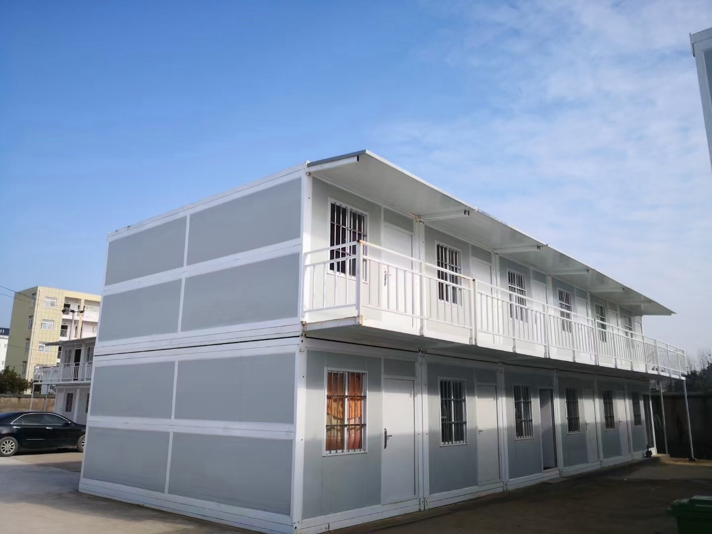 Tiny Foldable Container House Portable Mobile Cabin 5800L * 2560W * 2480H Mm