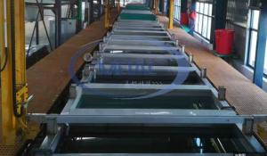 Quality 900T/Month Aluminum Anodizing Production Line with 1-25um Anodizing Film Thickness wholesale