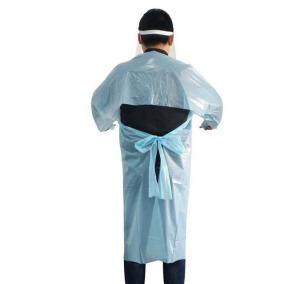 Quality CPE Antibacterial Disposable Operating Gowns wholesale