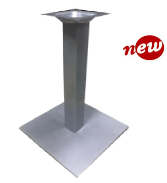 Outdoor Modern Metal Table legs Mild Steel Table Legs Square With Silver Powder