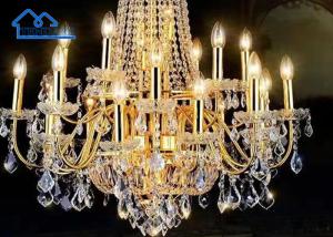 Quality Creative Party Tent Accessories Ceiling Atmosphere Luxury Crystal Chandelier Outdoor Tent With Lights wholesale