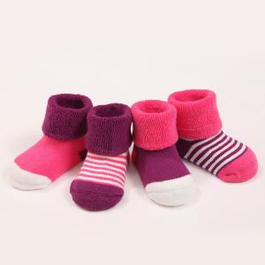 Quality Super thick high warmth knitted terry supersoft lovely cotton socks for infants wholesale