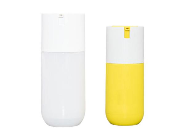 Custom 30ml 50ml PETG Sunscreen Lotion Airless Bottle Cosmetic Skincare
