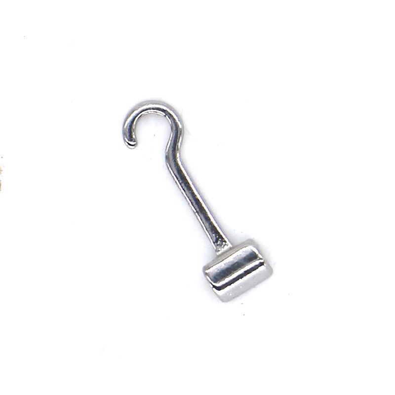 CE Certified Dental Orthodontic Crimpable Hook Long Curved Left Right for Certification MFDS Safety Standard