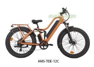 Quality 1000W Fat Tire Electric Bike For Adults , 21Ah Lithium Battery Fat Tyre Ebike wholesale