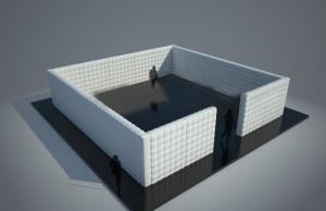 Quality inflatable cube wall office in a bag wholesale