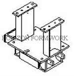 High Strength Slab Scaffolding System Table Head Connector Fasten H20 Beams To Props