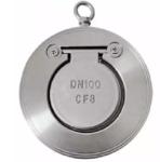 DN50 65 80 Stainless Carbon Steel SS304 EPDM NBR Single leaf thin disc Plate