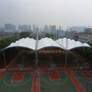 Quality Inflatable Double Tension Membrane Structure Roof PU Punching wholesale