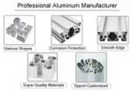 Lightweight Aluminum T Slot Profile Extrusion 40x40 6063 ODM