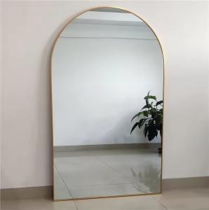 Quality CE Bedroom Dressing Mirror Metal Frame HD Standing Full Length Mirror wholesale