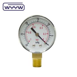 Quality Industrial Grade Vacuum Pressure Testing Meter With Stainless Steel Material wholesale