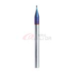 HRC65 High Hardness 1mm 2 Flutes Carbide Ball Nose Endmill For Titanium