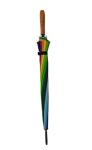 30 Inches Chromatic mens Golf Umbrella Metal Shaft Wooden Handled With Heat