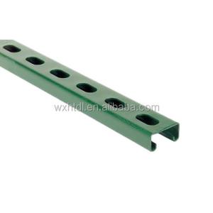 Quality Double 10 Ft 12 Gauge Half Slotted Metal Framing Strut Channel ss wholesale