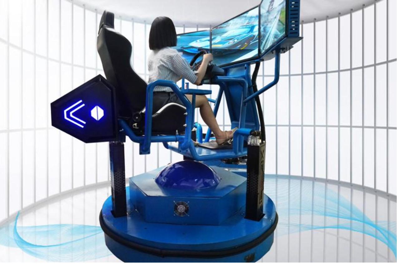 3 Dof Motion Simulator Car Racing Game Machine 9d Vr Electric 3 Screens