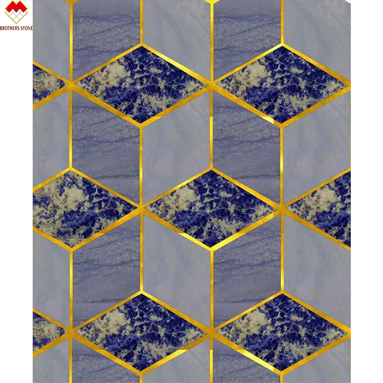 Customized Bolivia Blue Transparent Sodalite Onyx Marble for Big Slab or Cut to Size
