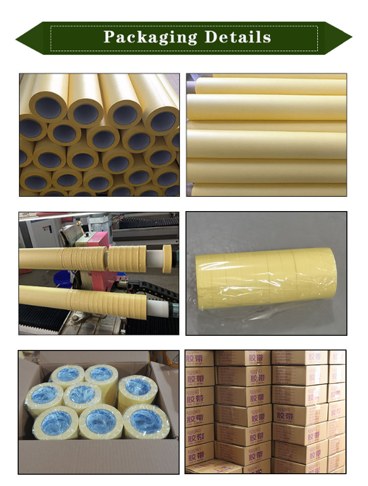 OEM Removable 25mm 48mm Green High Stick Spray Masking Tape For Outdoor Wall Paint