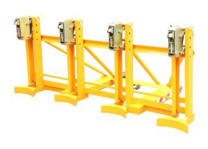 Quality DG1440A Four Drum Type Forklift Drum Grabber Load Capacity 360KgX4 wholesale