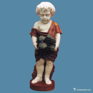 Quality Chinamarble Stone Carving Sculpture Children Statue SCD-03 sculpture wholesale